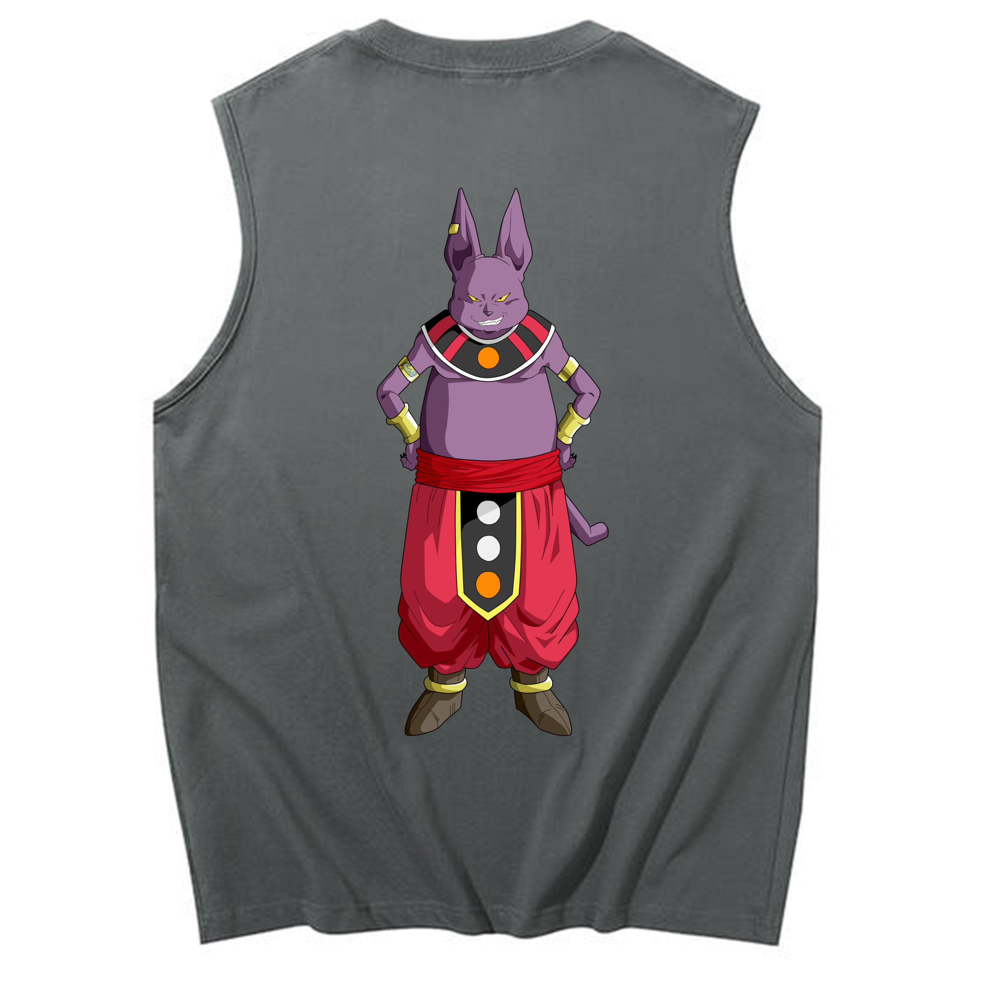 （画像用） ドラゴンボール シャンパ DRAGON BALL Champa コットン100％タンクトップ（背面プリント）